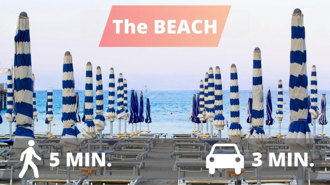 Vista Mare & 300Mt Da Spiaggia Con Freeparking E Ac ライグエーリア エクステリア 写真